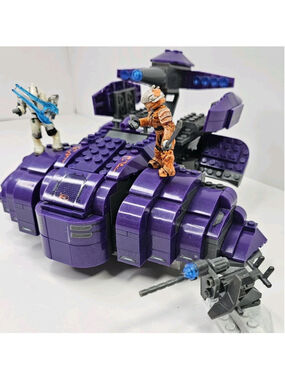Halo Mega Bloks 96832 Covenant Wraith Tank Set No Box Or Manual